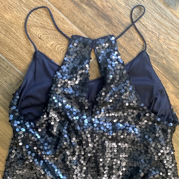 Blue sequin dress - Picture 4 of 4